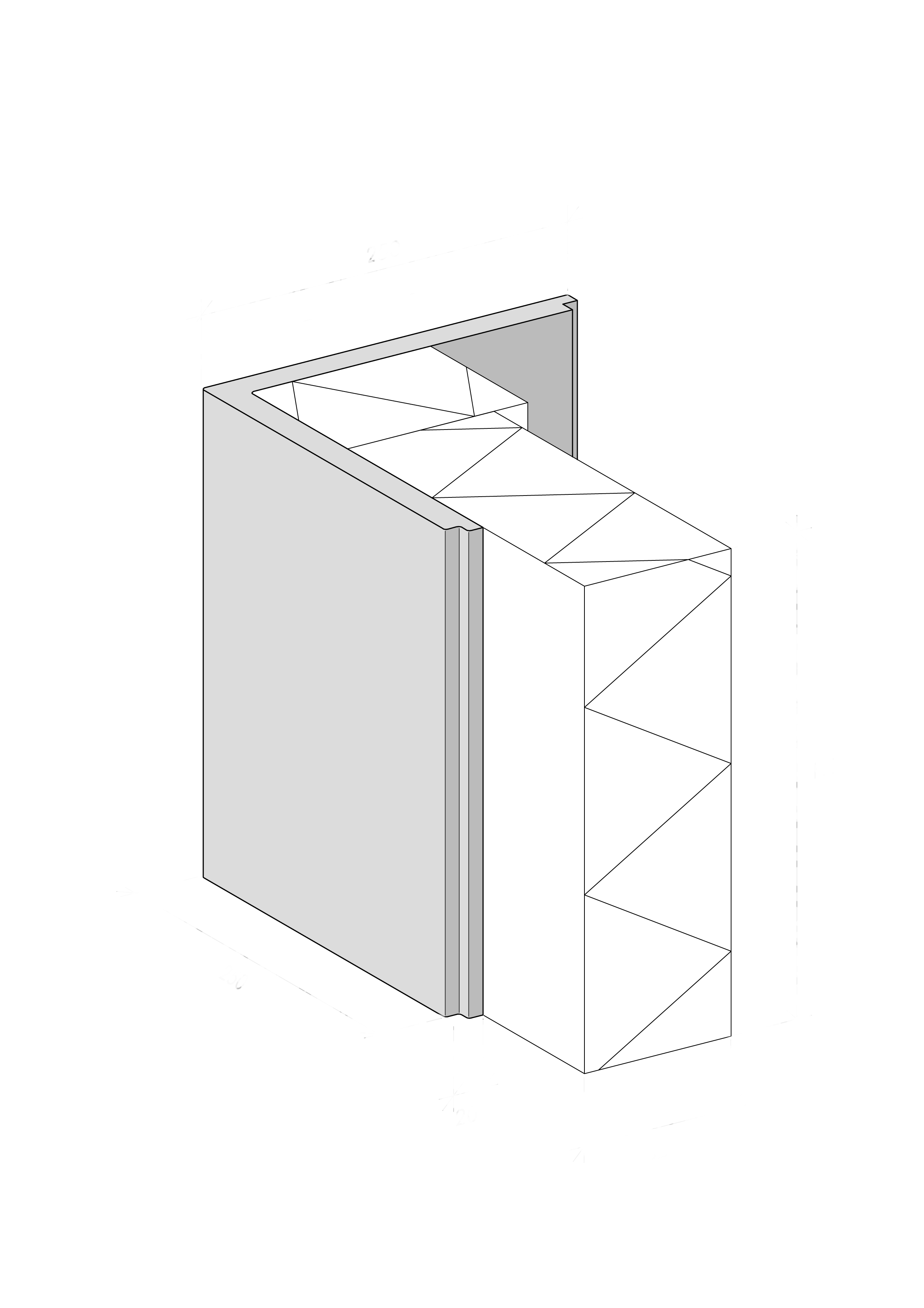 Eckstücke für Sockelpaneele