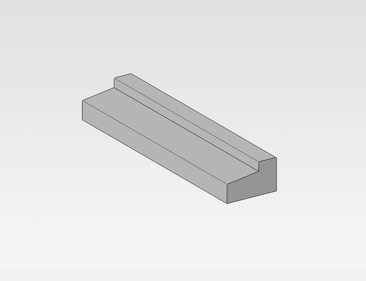 Traditionelle Türschwelle für Außentüren