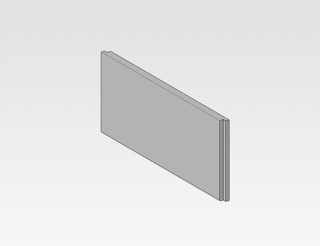 Unisolierte Fassadensockel