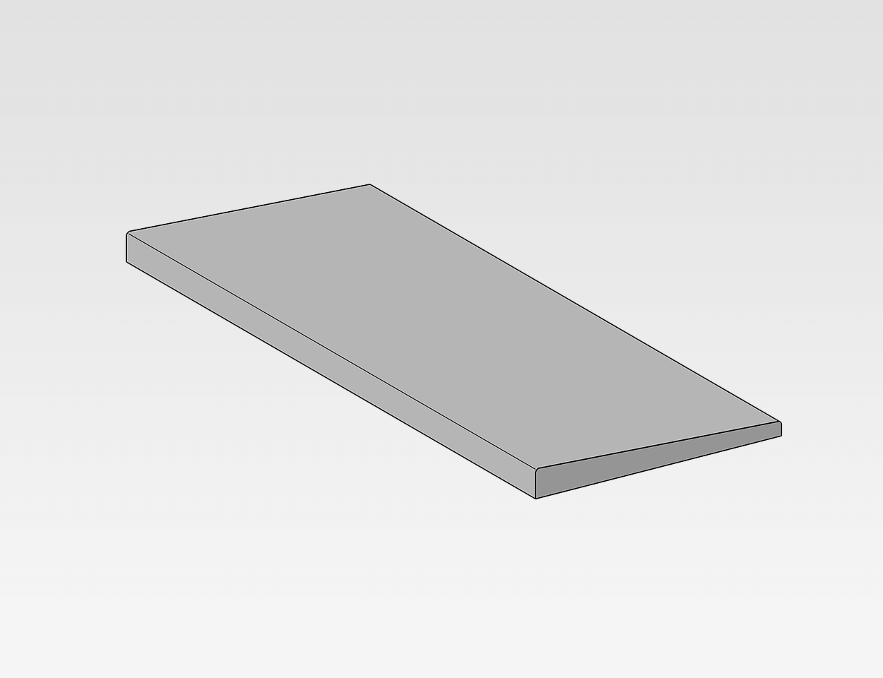 Schräge Fensterbänke