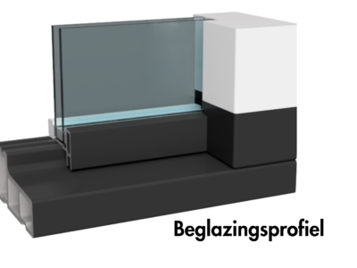 Verglasungsprofil für Trimax-Schwellen